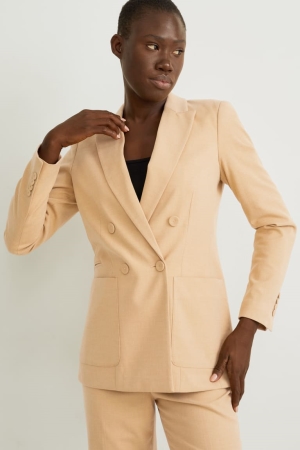 Light Brown C&A Regular Fit Recycled Women's Blazers | FENCP-1946