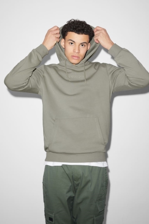 Light Gray C&A Men's Sweatshirts | PCWIQ-0761