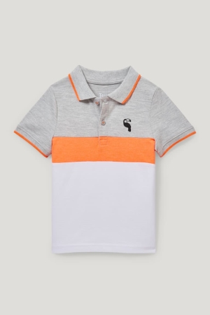 Light Gray Melange C&A Polo Boys' Shirts | EDGBV-1926