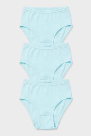 Light Turquoise C&A Multipack Of 3 Briefs Organic Cotton Girls' Underwear | SLDFK-5263