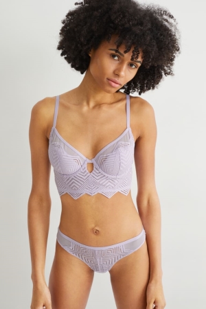 Light Violet C&A Briefs Women's Underwear | HWTKQ-0429