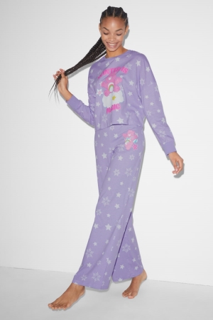 Lilac C&A Clockhouse Pyjama Bottoms Care Bears Women's Nightwear | CTEBR-8936