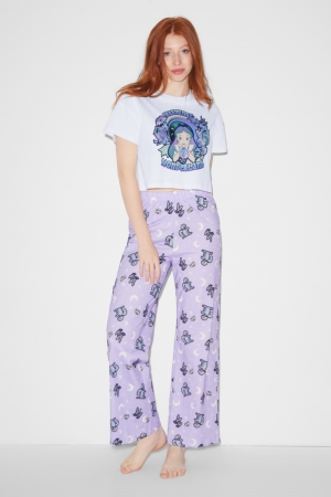 Lilac C&A Clockhouse Pyjamas Alice In Wonderland Women's Nightwear | WLJSI-0386