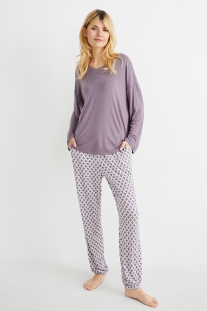 Lilac C&A Pyjamas Women's Nightwear | WDHFB-7450