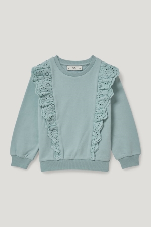 Mint Green C&A Girls' Sweatshirts | FWUDO-4856