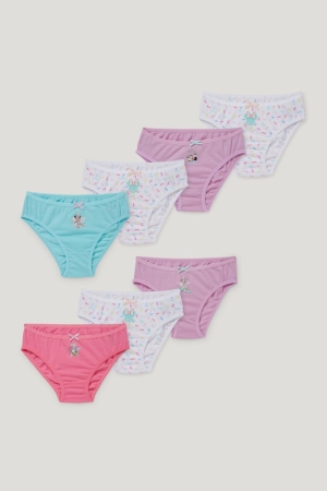 Multicoloured C&A Multipack Of 7 Disney Briefs Organic Cotton Girls' Underwear | GSYPI-0937