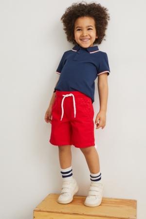 Red C&A Multipack Of 2 Boys' Trousers | ZMNFO-8104