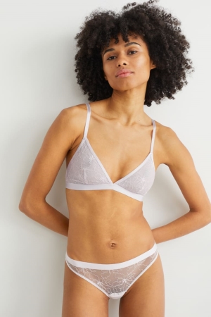 Rose C&A Bralette Women's Underwear | WBLUD-2671