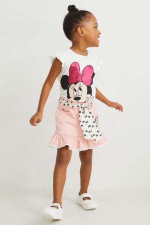 Rose C&A Minnie Mouse Girls' Skirts | OEPDL-8047