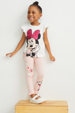 Rose C&A Multipack Of 2 Minnie Mouse Leggings Girls' Trousers | ACOJU-8215