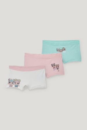 Rose C&A Multipack Of 3 L.O.L. Surprise Girls' Underwear | MJQWK-5807