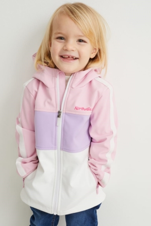 Rose C&A Softshell With Hood Girls' Jackets | GSPHQ-6578