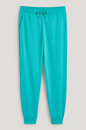 Turquoise C&A Clockhouse Joggers Women's Trousers | CFNDX-1389