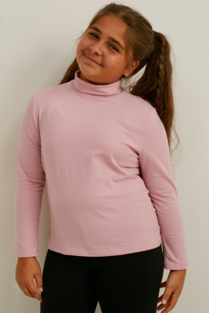 White C&A Extended Sizes Multipack Of 4 Polo Neck Girls' Top | OPCMK-8207