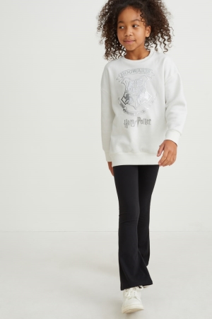 White C&A Harry Potter Set And Leggings 2 Piece Girls' Sweatshirts | JIXEQ-4236