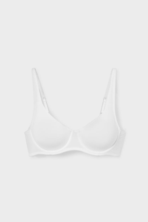 White C&A Underwire Bra Lycra® Women's Underwear | RCGJI-9186