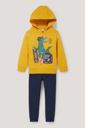 Yellow C&A Set And 2 Piece Girls' Hoodie | ZCWFP-8192