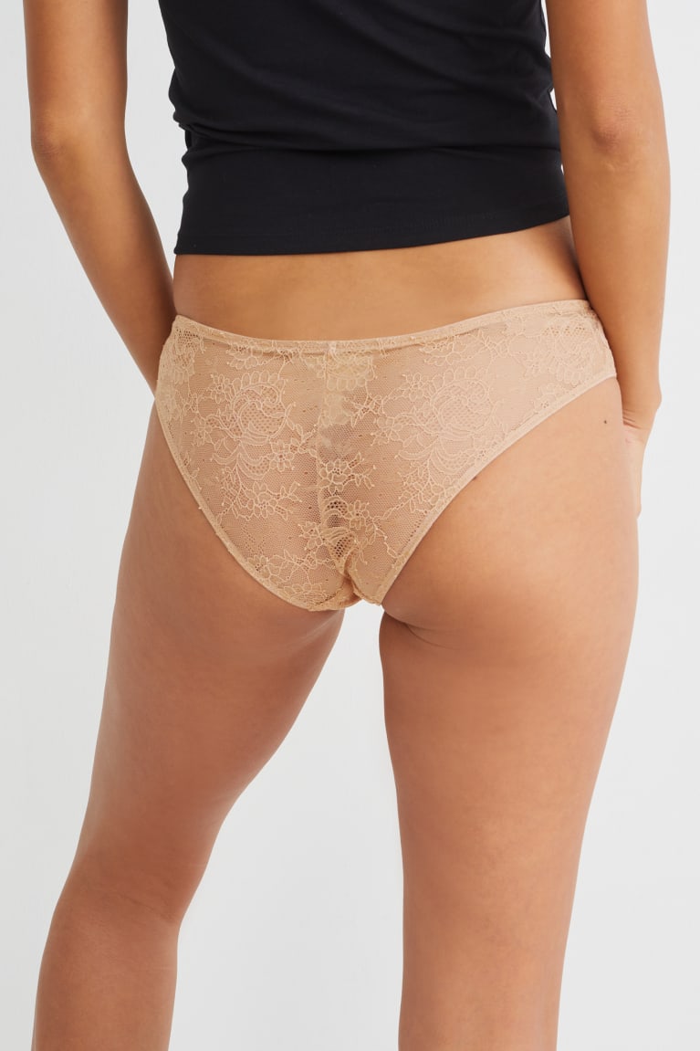 Beige C&A Briefs Lycra® Women's Underwear | PRQIC-4569