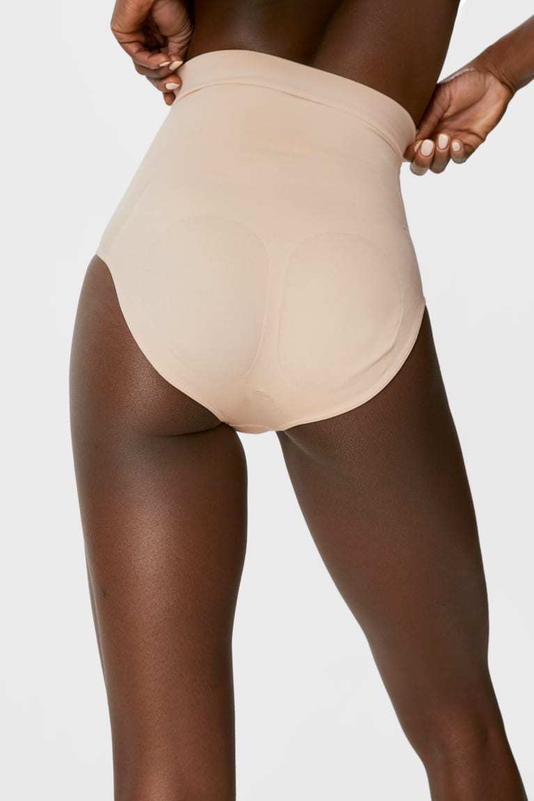 Beige C&A Control Briefs Women's Underwear | DFBEZ-4079