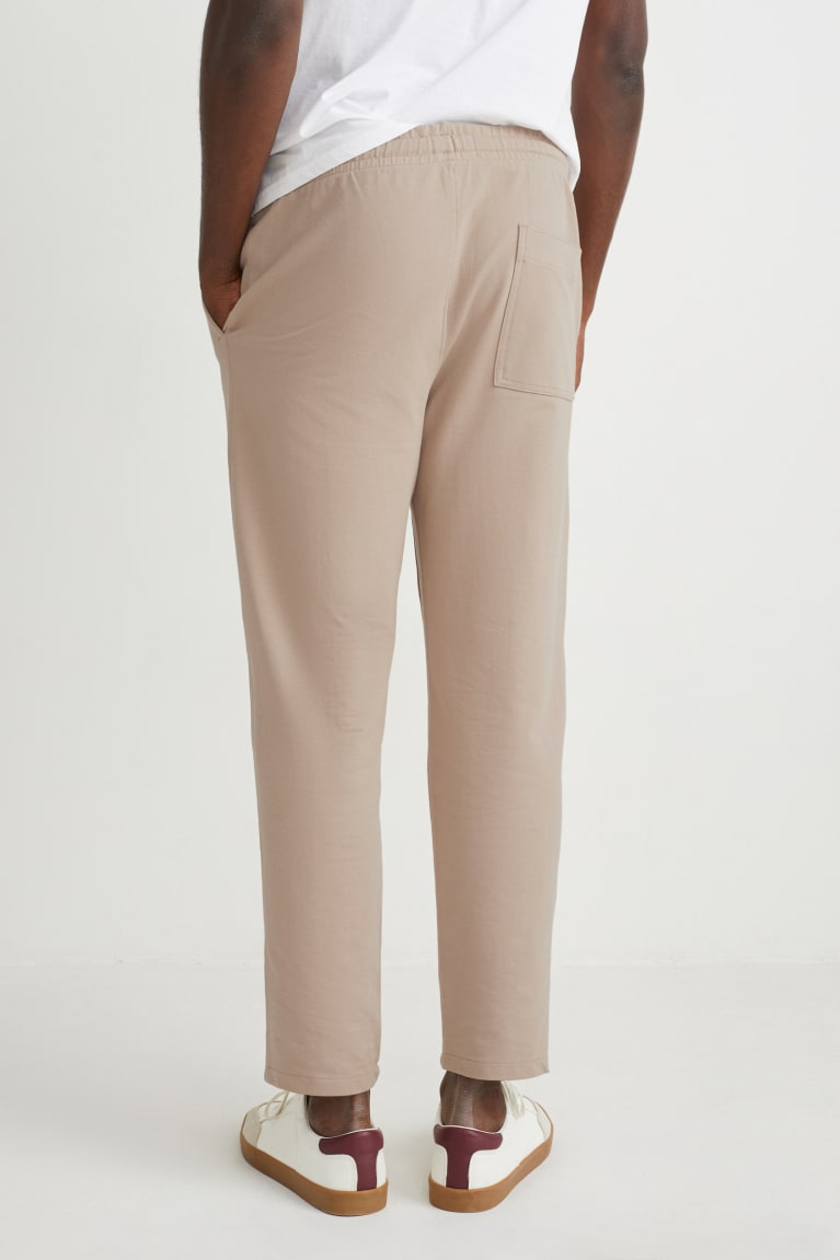 Beige C&A Joggers Men's Trousers | DKSGX-5937