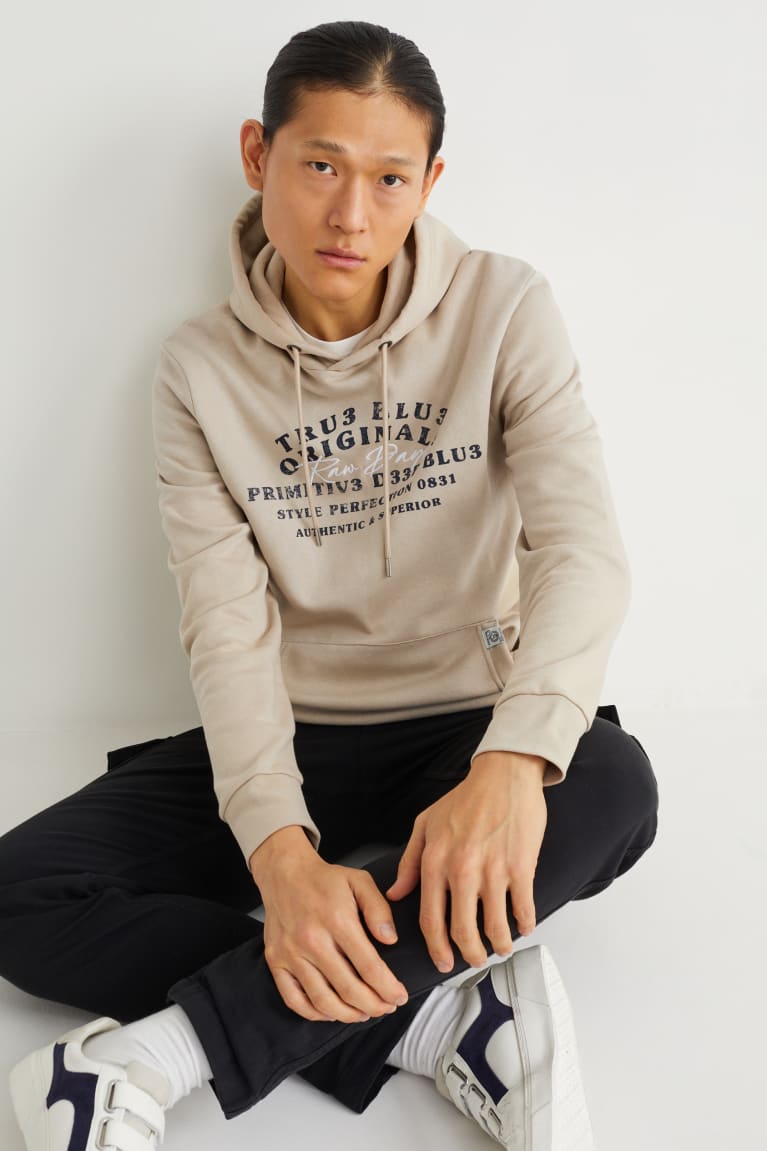 Beige C&A Men's Sweatshirts | SYRMC-6092