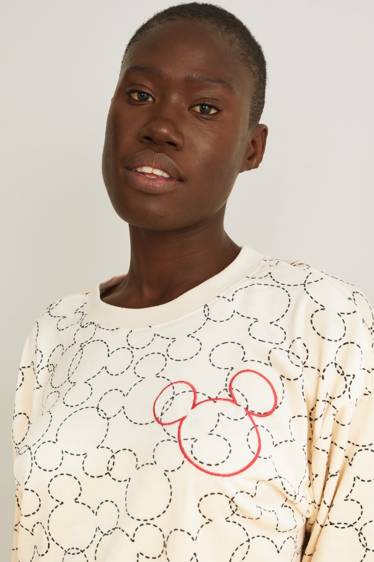 Beige C&A Pyjamas Mickey Mouse Women's Nightwear | RJCAU-4593