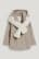 Beige C&A Set With Hood And Teddy Fur Scarf 2 Piece Girls' Jackets | ZKGHQ-1532