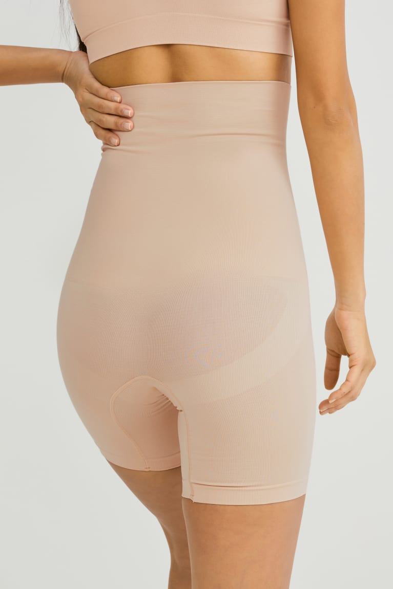 Beige C&A Shaping Pants Seamless Women's Underwear | NLRMT-4570