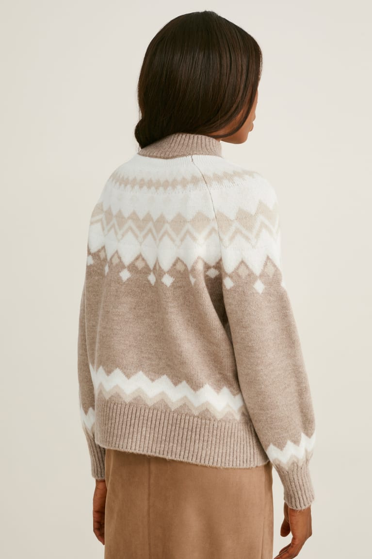 Beige C&A Women's Jumper | DPKAU-2759