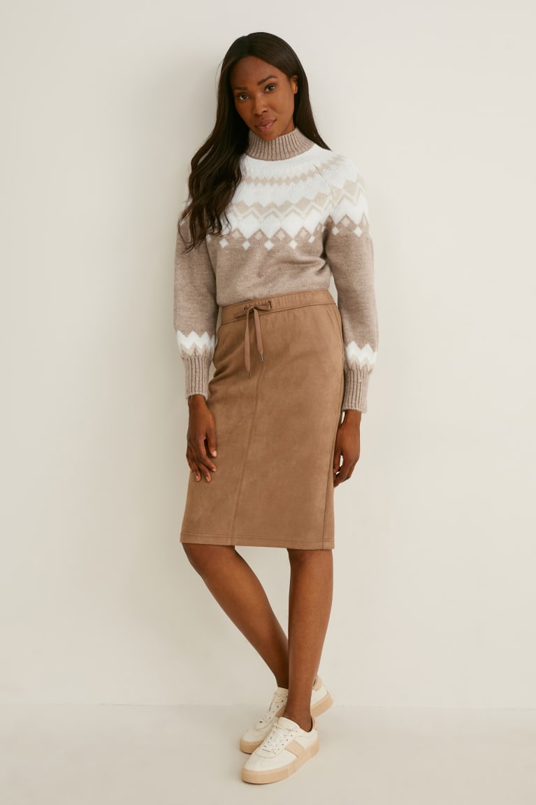 Beige C&A Women's Jumper | DPKAU-2759