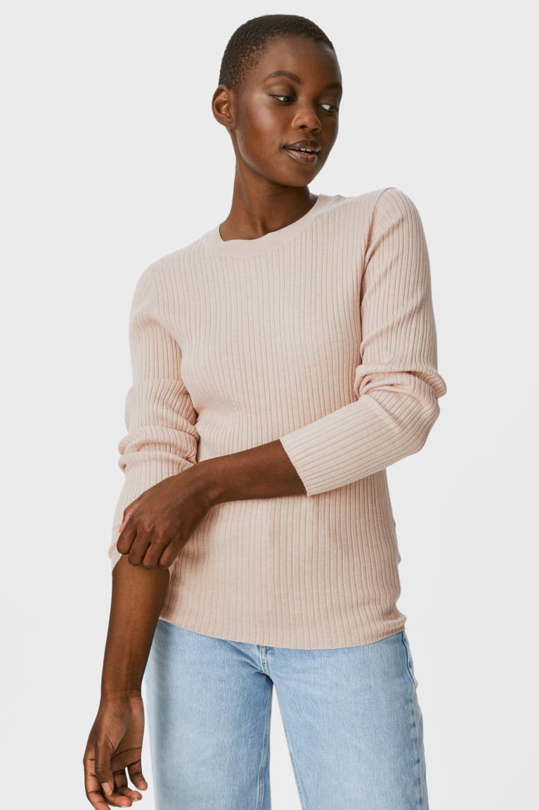 Beige C&A Women's Jumper | MUVON-7980