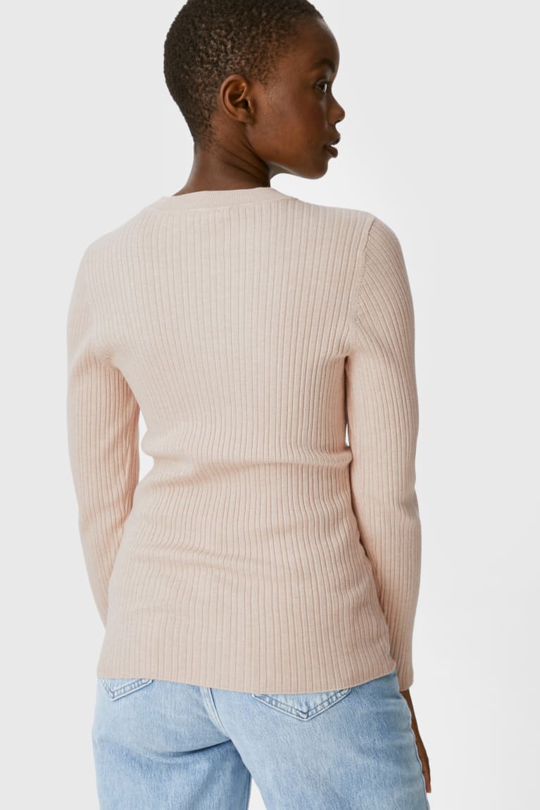 Beige C&A Women's Jumper | MUVON-7980