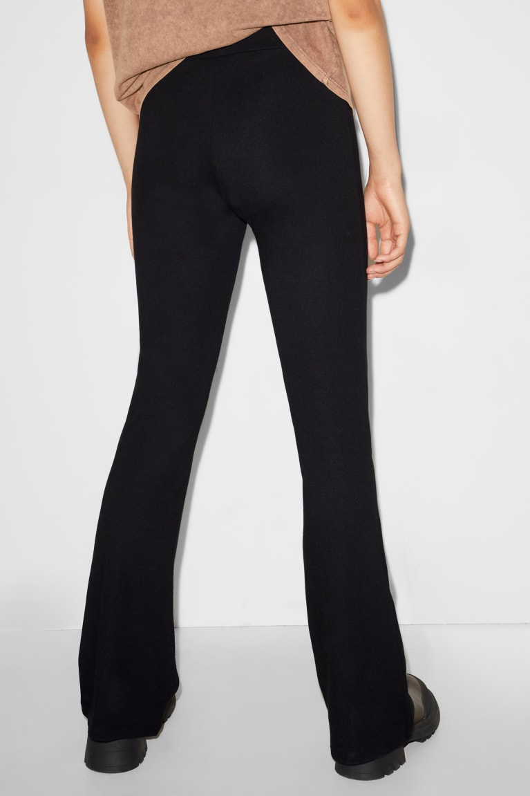 Black C&A Clockhouse Joggers Women's Trousers | YRQEP-0857