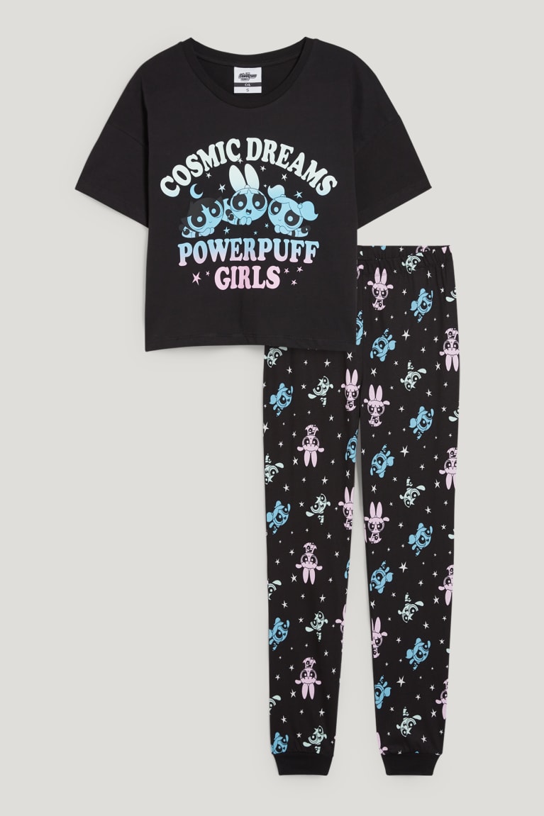 Black C&A Clockhouse Pyjamas Powerpuff Girls Women's Nightwear | XSBWG-4253