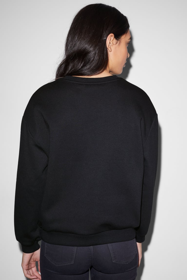 Black C&A Clockhouse Sublime Women's Sweatshirts | AIFPN-3051