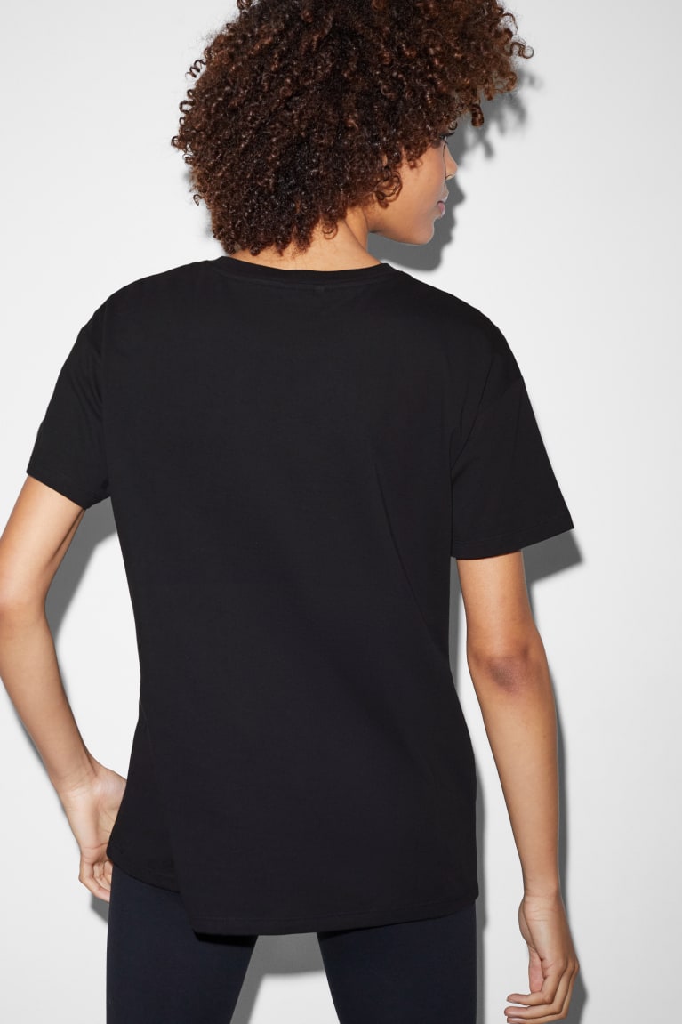 Black C&A Clockhouse Women's T-shirts | PIEJY-7249