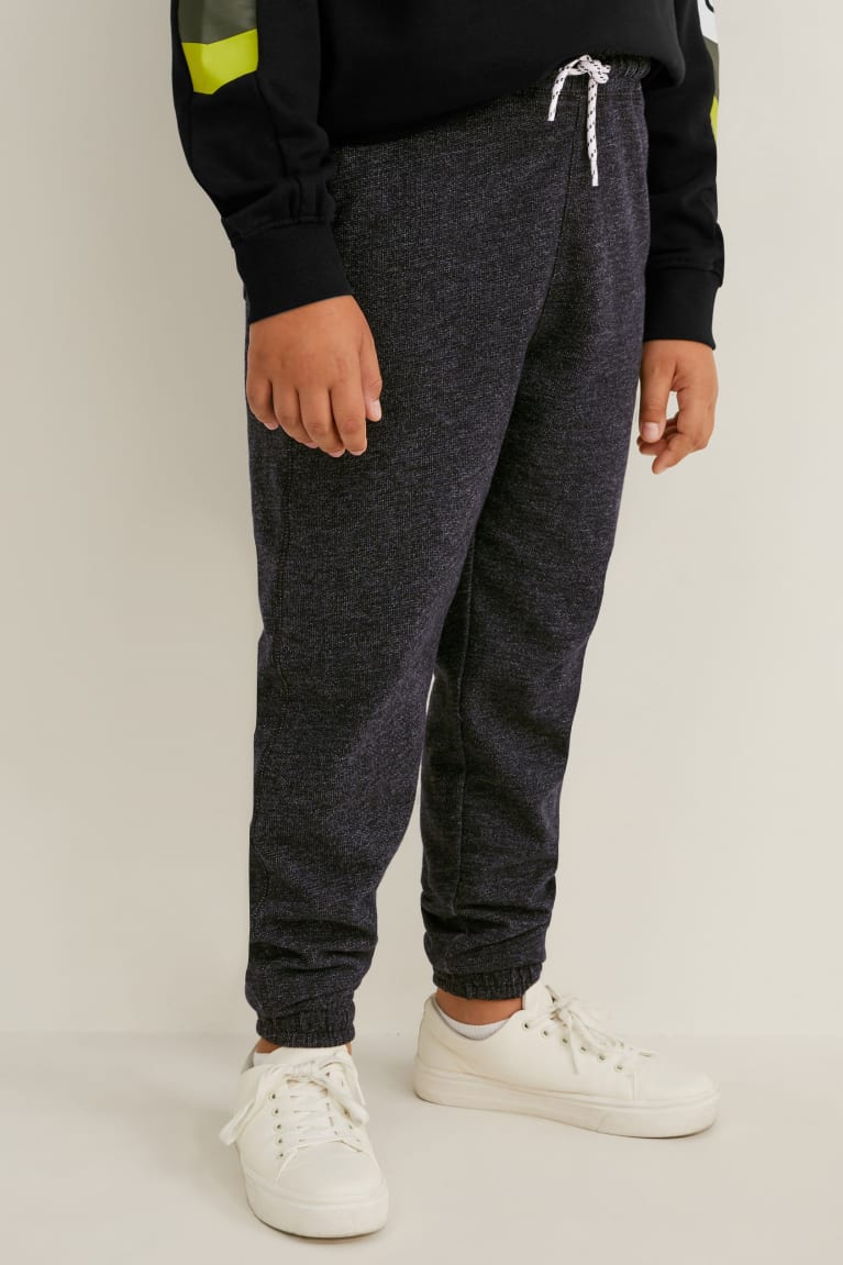 Black C&A Extended Sizes Multipack Of 2 Joggers Boys' Trousers | GUISL-7840