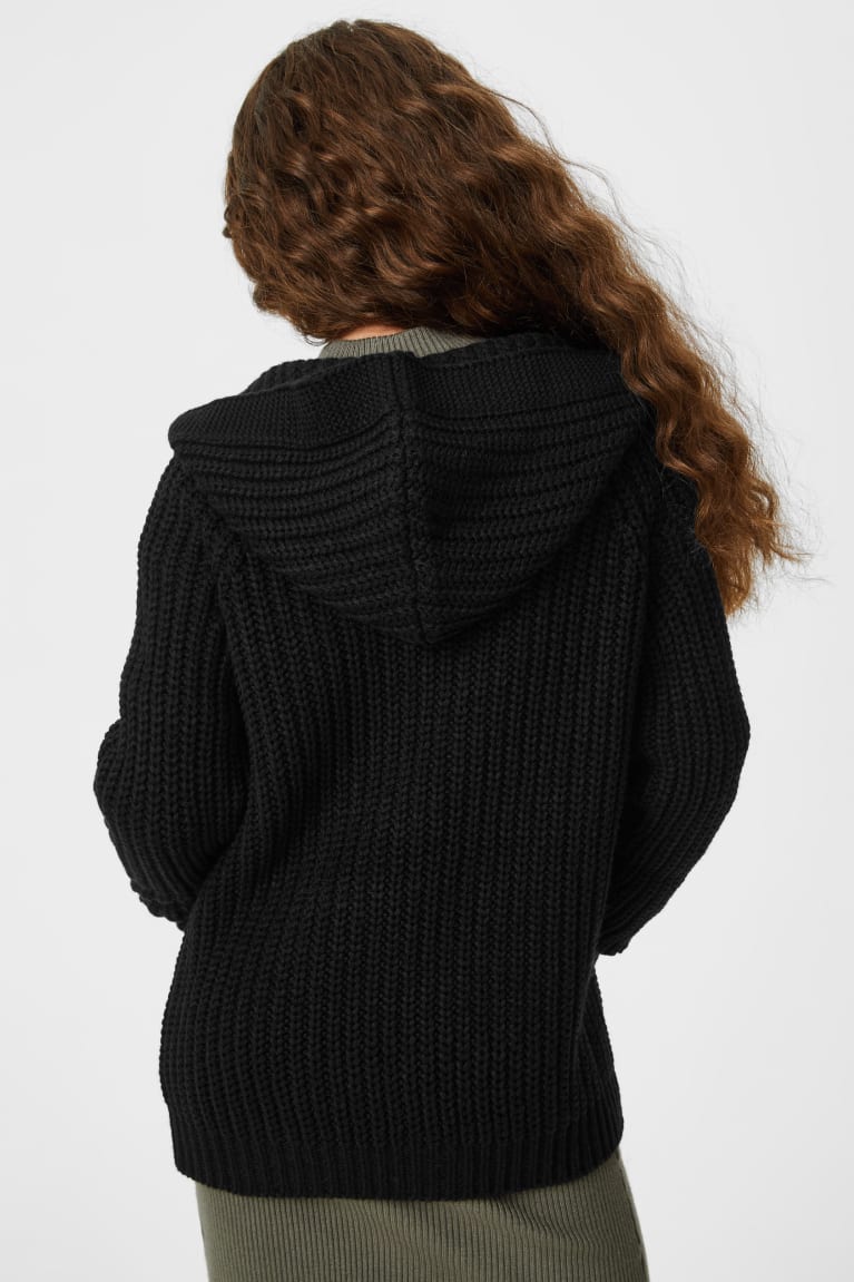 Black C&A Girls' Cardigan | EGWKO-7315