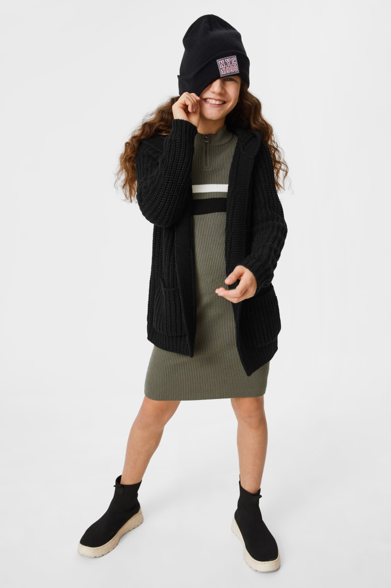 Black C&A Girls' Cardigan | EGWKO-7315