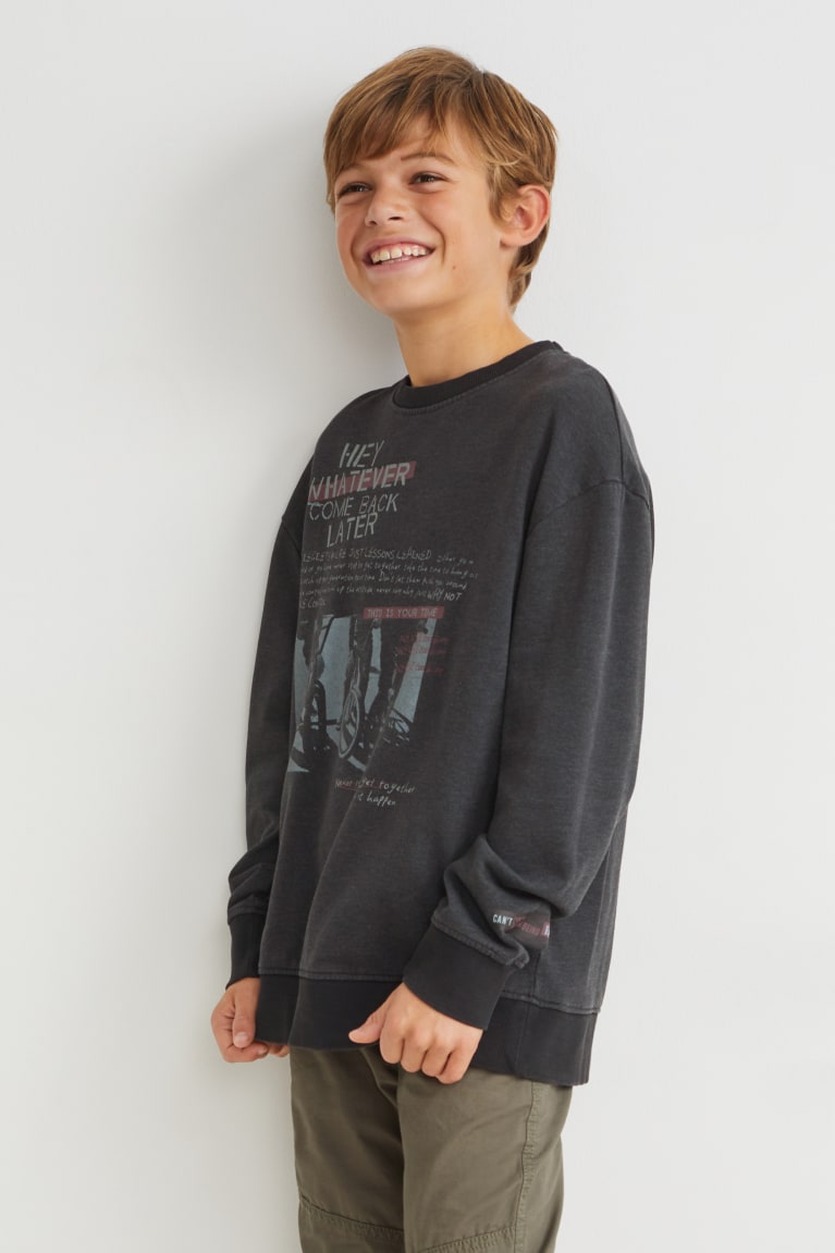 Black C&A Girls' Sweatshirts | YAIPG-1237