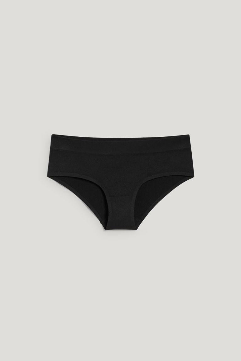 Black C&A Hipster Briefs One Size Fits More Women's Underwear | UCKNE-0281