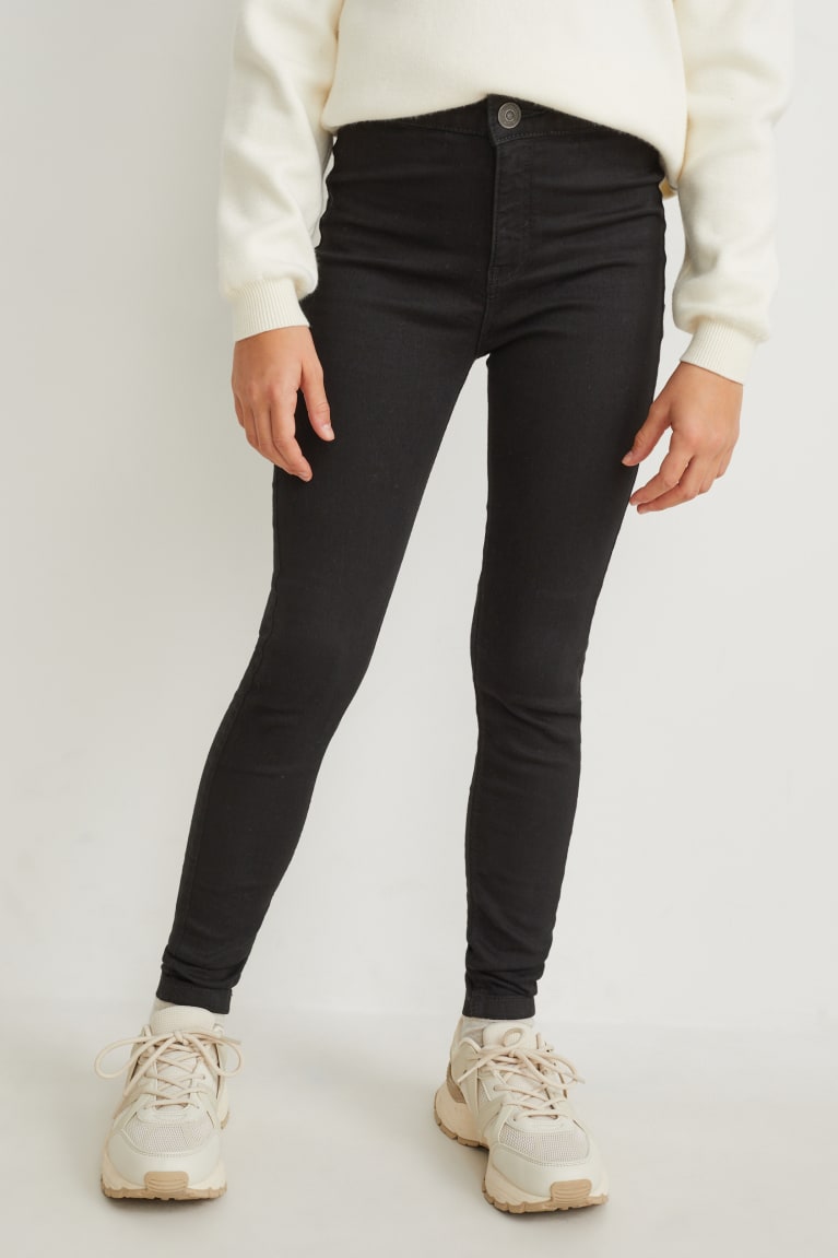 Black C&A Jegging Girls' Jeans | DQAFV-5738