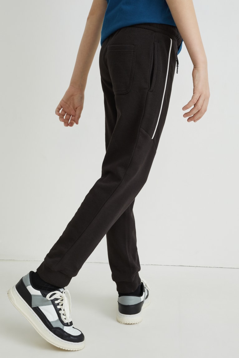 Black C&A Joggers Boys' Trousers | WMZJQ-1589