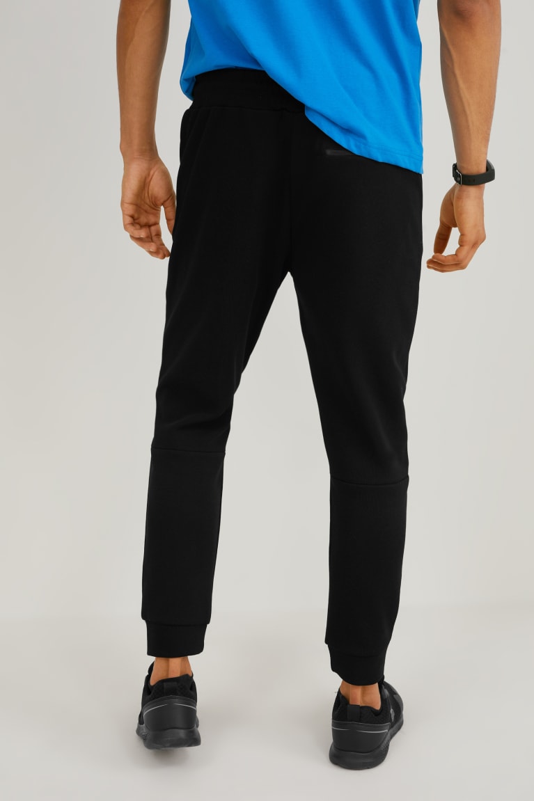 Black C&A Joggers Men's Trousers | GRLUC-3856