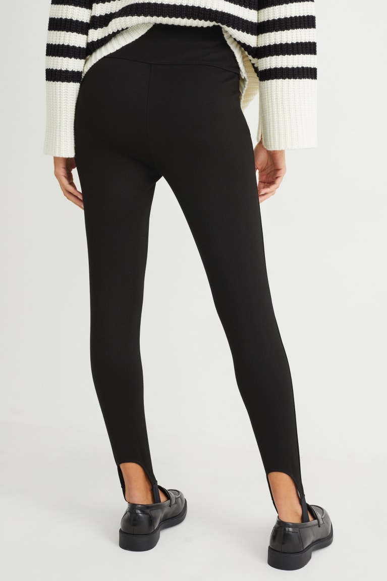 Black C&A Leggings Women's Trousers | CMSGR-3569