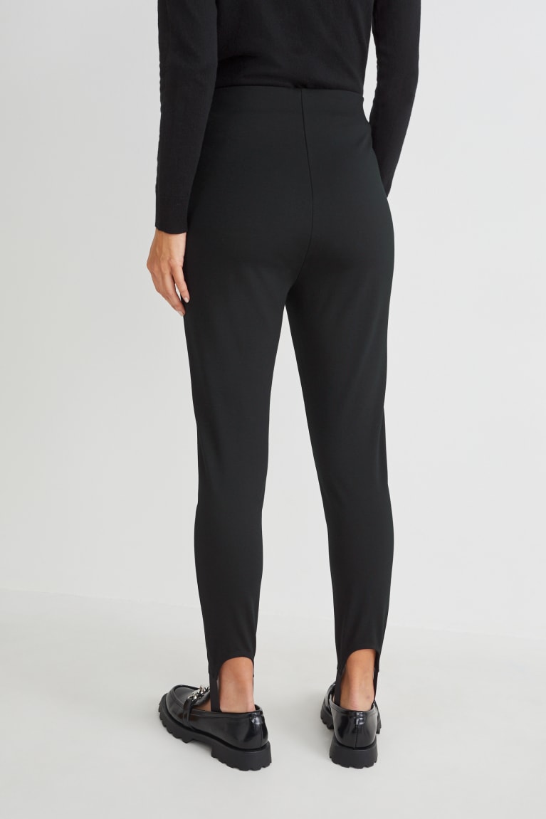 Black C&A Leggings Women's Trousers | HVCQM-3182