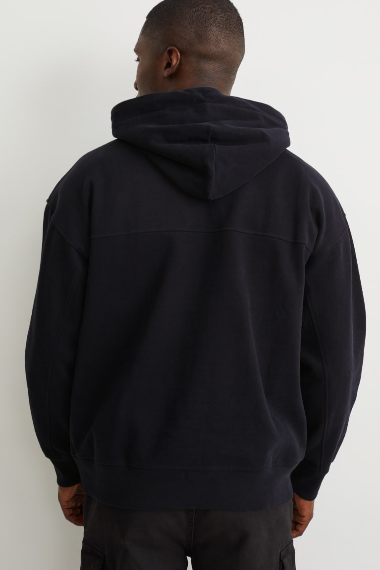 Black C&A Men's Sweatshirts | AQDPK-1326