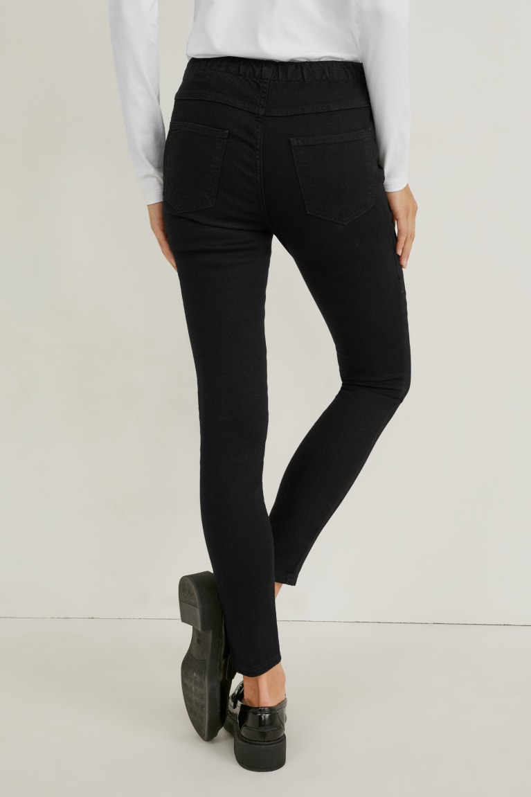 Black C&A Multipack Of 2 Jegging Women's Trousers | ITNMG-9142