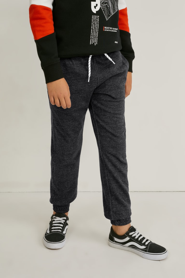 Black C&A Multipack Of 2 Joggers Boys' Trousers | KDJTB-4965