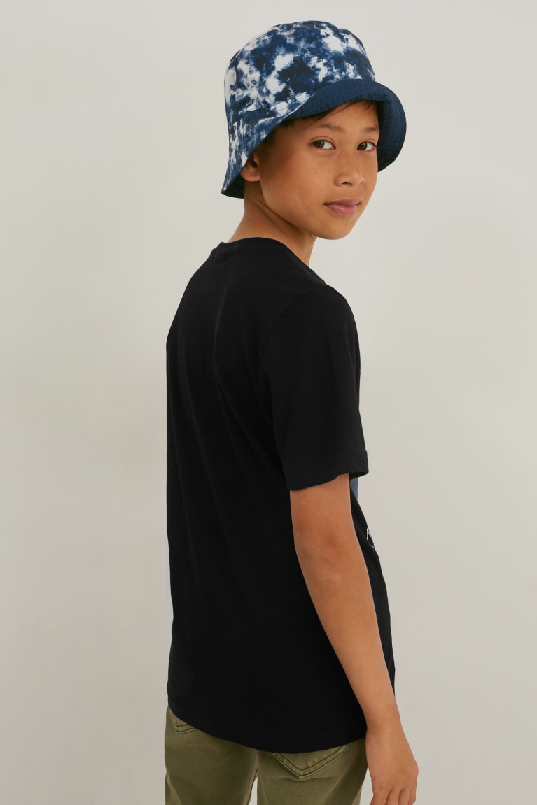 Black C&A Nasa Sleeve Boys' T-shirts | CGUMX-1427